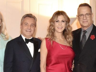 Rita Wilson brille, Tom Hanks discret au gala des Amis américains de Blérancourt